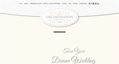 Desktop Screenshot of lakeoakmeadows.com